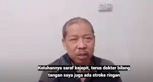 Datang Pakai Tongkat, Satu Kali Terapi Bebas Saraf Kejepit